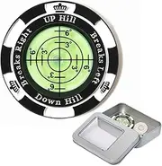 Golf Green Reader, Golf Ball Marker with High Precision Horizontal Bubble, Putt Aid Golf Accessories Tool Men Women (