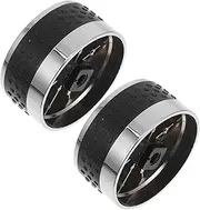 MOBUTOFU 2pcs BBQ Grill Control Knobs Replacement Thermostat Knobs for Electric Oven Range Burner BBQ Grills