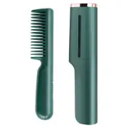 Electric Cordless Hair Straightener and Curling 2 in 1 Dry Comb USB3038