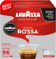 , a Modo Mio Qualità Rossa, 96 Coffee Pods, Arabica and Robusta, Full and Sustai