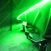 UV LED Strip Light Night Fishing UV Ultraviolet boat 12v fluorescent line 5m