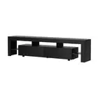 Artiss Tv Cabinet Entertainment Unit Stand Rgb Led Gloss Furniture 200Cm Black g