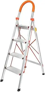 [Traderight] 4 Step Ladder Folding Aluminium Portable Multi Purpose Household Tool Platform Lightweight