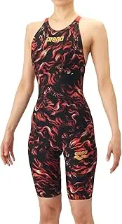 [arena] AS5FRCS0L Women's AquaFORCE Storm CP Swimming Competition Swimsuit with Novelty, World Swimming Collection, Double Strap