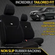 Toyota Fortuner - GP4 Neoprene 2x Front Seat Covers (Made to Order)