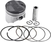 Motorcycle Accessories Cylinder Bore Size 38mm 38.25mm 38.5mm 38.75mm 39mm Piston Rings Full Kit Compatible With YAMAHA XC50R YN50F CE50P(Piston Kit 38.25mm)