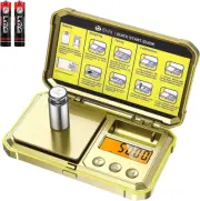 AMIR 200G/0.01G Digital Pocket Scale, Upgraded Mini Gram Scale with Cal Weight