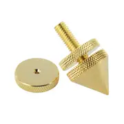 Speaker Equipment Isolation Cone Spike Gold Plated with Height Adjustment