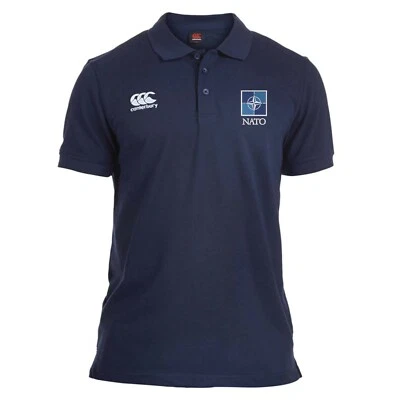 OFFICIAL NATO embroidered Canterbury Rugby Polo Shirt