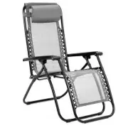 NNEDSZ Wallaroo Zero Gravity Reclining Deck Chair - Grey