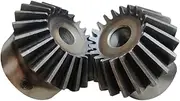 Gears Pinion Gear, Steel Motor Drive Gear 2pcs Bevel Gear 4M20Teeth Inner Hole 20/22/24/25/28/30/32/35/40 Mm Gear 90 Degrees Meshing Angle Steel Gears Screw Hole M5 (Color : 35mm Keyway 10mm, Size :