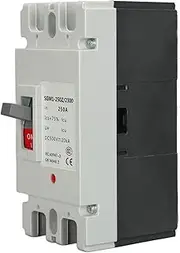 Circuit Breaker, Solar Battery Protection Switch Isolator Protector 250A 500V with Compact Size, Ideal for Photovoltaic Power Generation System
