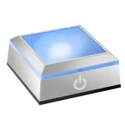 ERWEI LED Light Base for Crystal 3D Glass Art Colorful Lighted Square Stand D...