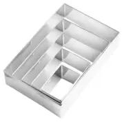 5 Pcs Cookie Cutter Set Baking Tools Pastry Bakeware Cake Rings for