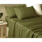 NNEDSZ Vintage Design Homewares Hemp Fern Sheet Set Super King