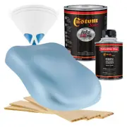 HOT ROD FLATZ Ice Blue Metallic Quart Kit URETHANE Flat Auto Car Paint Kit