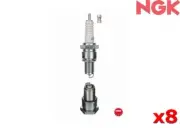 NGK Spark Plug FOR Peugeot 505 82-85 1.8 BP6ES x8