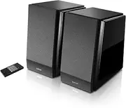 Edifier R1850DB Active Bookshelf Speakers with Bluetooth/RCA/AUX/Optical/Coaxial Input for PC/TV/PS5-2-Way 70W RMS Output - Built-in Amplifier with Subwoofer Line Out