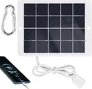 Portable Solar Charger Phone - Fans LED Light Home Camera | Solar Generator Charger | Solar Charger Bank Waterproof Fast Charger for Camping for Charging Fans LED Light for Camping, RV