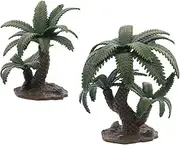 2pcs Miniature Cedar Trees Model Realistic Landscape Scenery Decor for Home Office and Retail Spaces Compact and Elegant Design for Spaces DIY Model Project