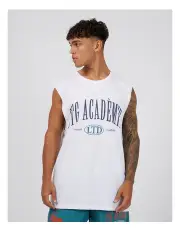 [St Goliath] Courtside Muscle Tee in White