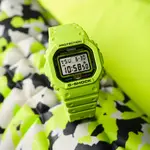 【CASIO 卡西歐】G-SHOCK 能量十足 活力滿分 閃電背光 亮眼黃 經典方型 DW-5600EP-9_42.8MM