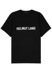 Helmut Lang Core Logo-print Cotton T-shirt - Black And White - M M