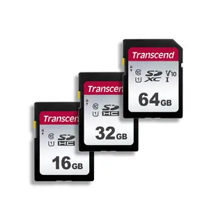 Transcend 創見 300S 16G 32G 64G SDHC SDXC C10 USH-I U1 V10 記憶卡