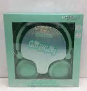 Gabba Goods Glitzy Glitz Premium Swivel Wireless Headphone, Mint Green
