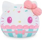 Teeturtle Hello Kitty Reversible 4" Cupcake Plushie - Cute Kawaii Sanrio Soft Stuffed Animal