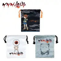 在飛比找蝦皮購物優惠-含稅 日本正版 鬼太郎 人物系列 束口袋 收納袋 抽繩束口袋