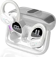Aptkdoe Bluetooth Headphones Sports Headphones Wireless Bluetooth 5.3 with ENC Microphone, 75 Hours HiFi Stereo Bluetooth Headphones in Ear, IPX7 Waterproof Earphones with Ear Hooks for iOS Android,