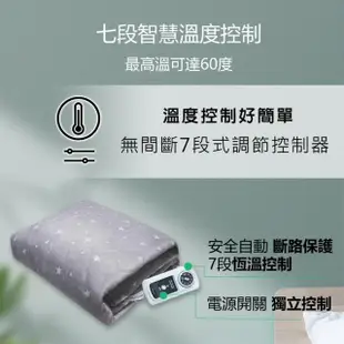 【韓國甲珍】變頻恆溫雙人電熱毯 2023新版(2+1年保固 暖身毯 加熱毯 電暖毯 電毯 懶人毯)