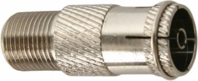 Pal To F Adaptors, Type: Bulk, Plug 1: PAL Socket, Plug 2: F Socket