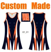 Custom Made A-line Netball Dresses for Ladies&Kids BreathableTraining Suits 61