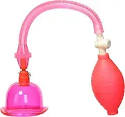 Doc Johnson Pussy Pump - Super Sensitize Your Vagina - Suction Engorges Labia and Clit - Pink
