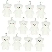 12 Pack Mini Teddy Bears , 4.7 inch Tiny Soft Stuffed Teddy Bear, Mini White
