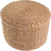 Sosoport Garden Shoe Changing Stool Small Bench for Outdoor Patio Kids Woven Step Stool