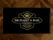 Personalised bar runner mat - Traditional Gold beer Label bar mat Home bar 011