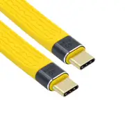 USB-C Male to Male USB4 40Gbps 100W 8K Flat Slim FPC Data Cable for 13cm