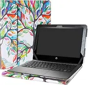 Alapmk Protective Case Cover for 11.6" HP ProBook x360 11 G1 EE / G2 EE Series Laptop(Warning:Not fit HP Other 11.6 inch Laptop),Love Tree