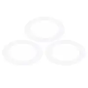3pcs 3.4" ID 4.7" OD Goof Rings for Recessed Light Gloss White Goof Trim Ring