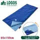 LOGOS C7丸洗二面用抗菌信封型兒童睡袋(可機洗) 《寶藍/淺藍》 72600810/幼稚園學校 (6.7折)