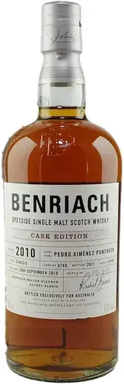 Benriach 10 Year Old Cask Strength Single Cask 2740 PX Whisky 700ml