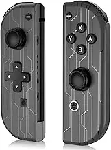 Kvkdiir Replacement Switch Controllers, Wireless Gamepad for Switch Controller Compatible with Switch/Lite/OLED, Support Double Vibration/6-Axis Gyro/Wake-up