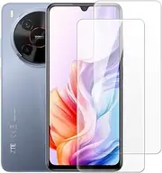 2 Pack Tempered Glass Screen Protector Set Compatible with ZTE Blade V70 Max, HD Clear, Anti-Scratch, Bubble-Free, Easy Installation
