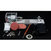 Mini Lathe Beads Machine Polisher Table Saw DIY Wood Lathe Cutter with Adapter