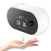 GGP White Gel Model Wall Mounted Automatic Liquid Soap Dispenser With Led Display