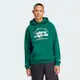 ADIDAS GRF HOODIE 三葉草 男連帽上衣-綠-IS1412