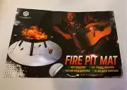 Fire Pit Mat 24 Inches - Fire Pit Pad - Heat Resistant Pad- Surface Protection